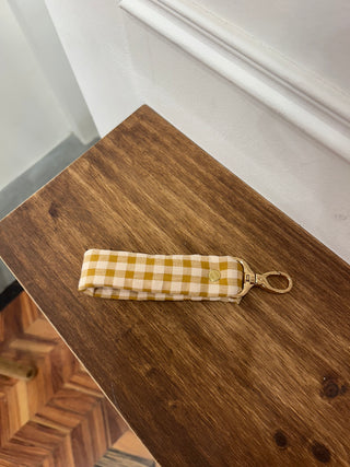 Llavero Vichy caramelo