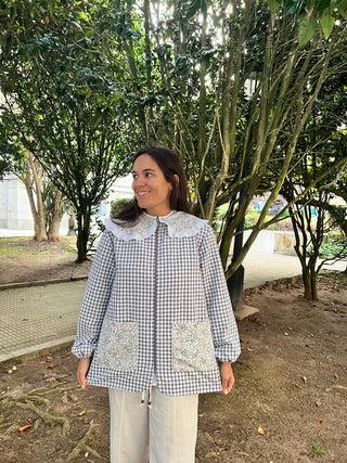 Bata profesora Vichy ceniza