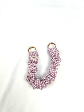 Mini Cinta Pulsera frunce Vichy lila