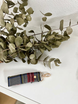 Llavero Tartán Gris