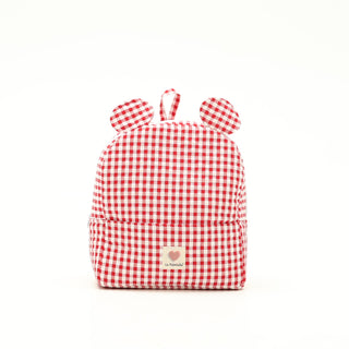 Mochila orejitas Vichy rojo