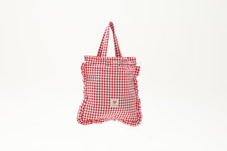 Bolsa Impermeable con Asas / Vichy rojo