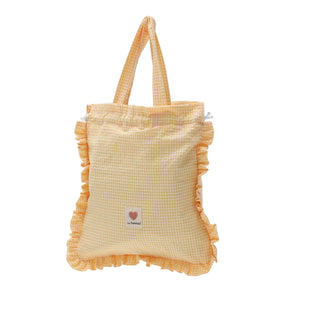 Bolsa Impermeable con Asas / Vichy amarillo