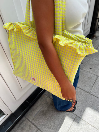Maxi Tote Bag Amarillo Flúor