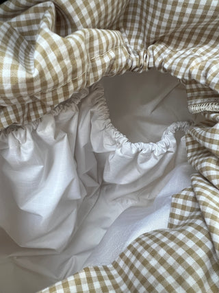 Bolsa de carro - Muffin / Vichy beige