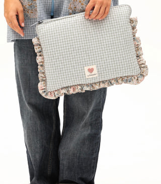 Funda Ordenador y tablet / Cuadro musgo
