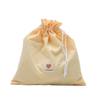 Bolsa multiusos Vichy amarillo