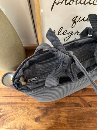 Baby Tote Bag Pana azul grisáceo