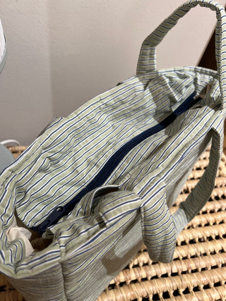 Bolsa de carro - Baby Tote Bag / Rayas azules