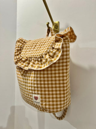 Vichy Mochila Bebe Colegio Mochila Infantil Vichy Caramelo