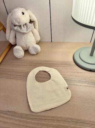 Babero velcro Bambula ecru