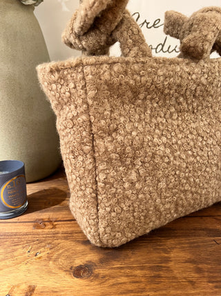 Baby Tote Bag Boucle Toffee
