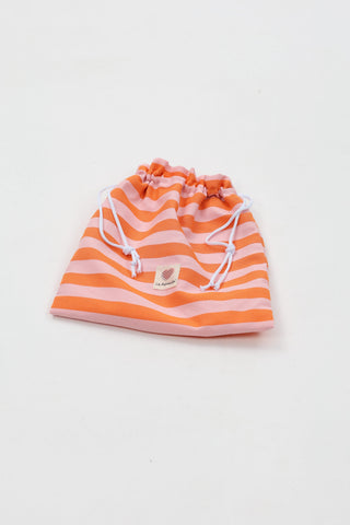 Bolsa multiusos impermeable Rayas papaya