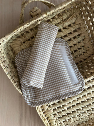 Cubre arneses Vichy Beige