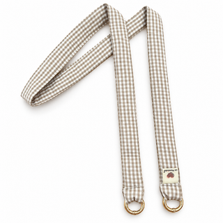 Cinta móvil fija / Vichy beige