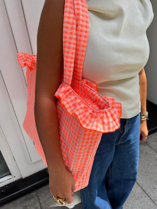 Maxi Tote Bag Naranja Flúor