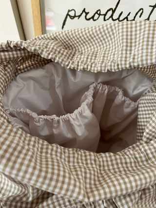 Bolsa de carro - Muffin / Vichy beige