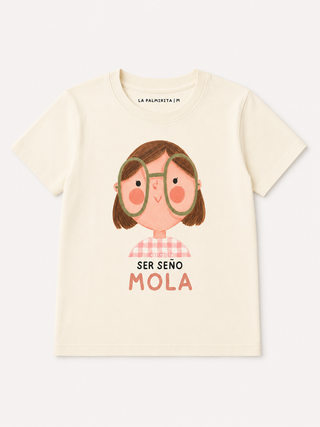 Camiseta SER SEÑO MOLA / Cruda