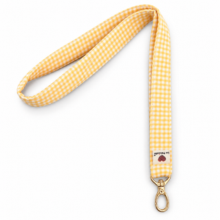 Cuelga llaves / Vichy amarillo