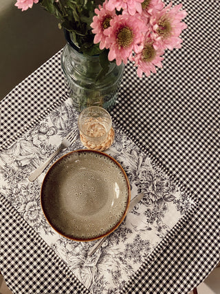 Mantel Individual Vichy & Toile